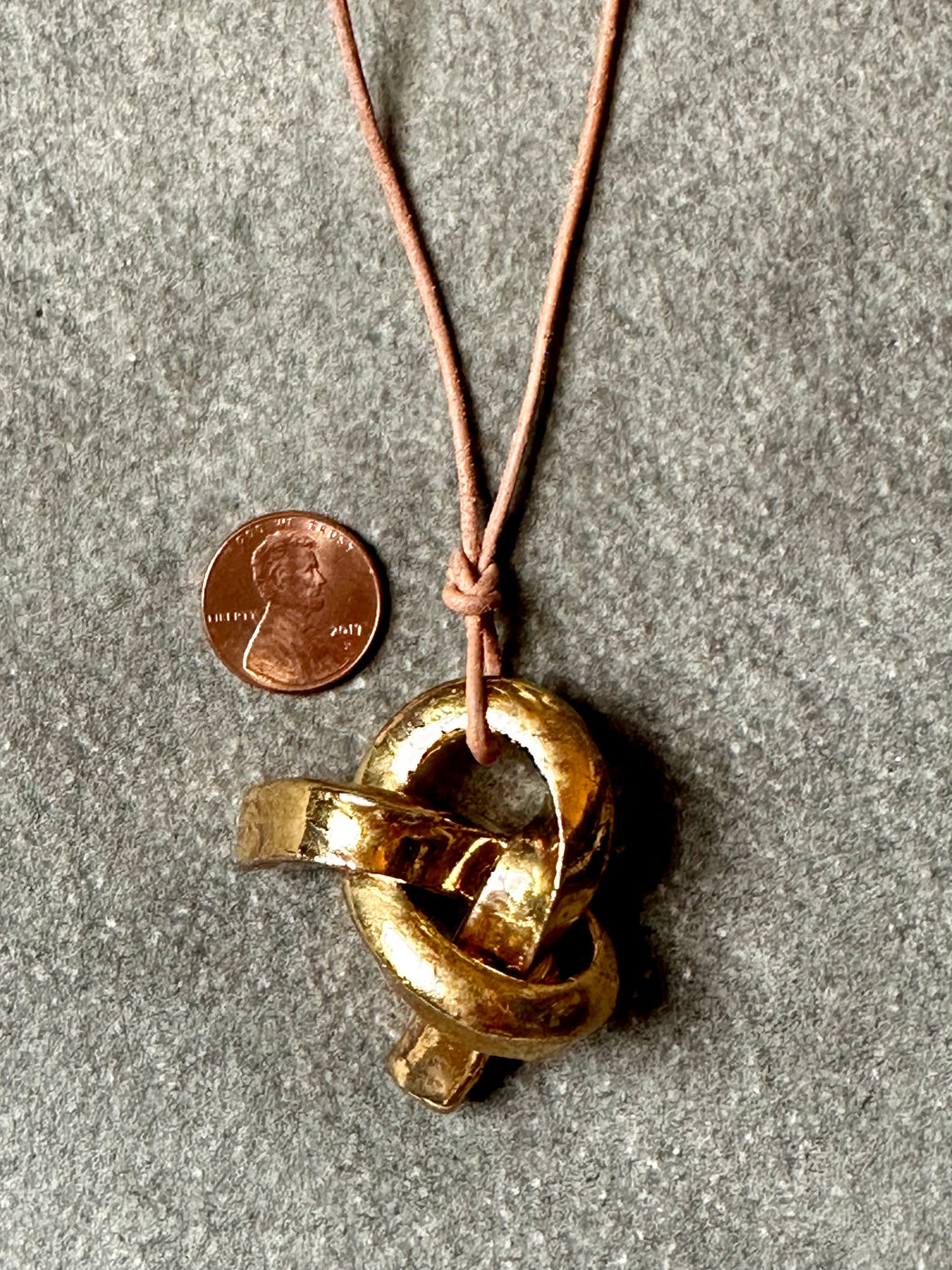 Ceramic Knot Necklace