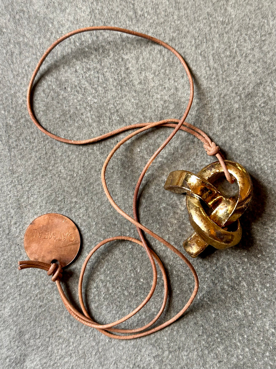 Ceramic Knot Necklace