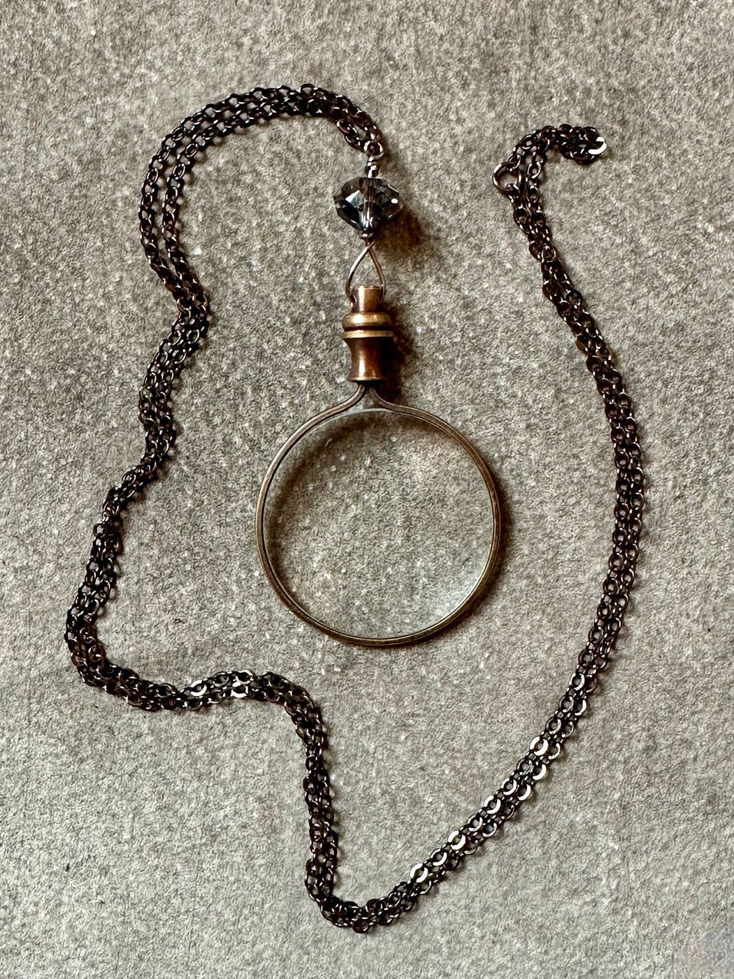 "Magnifying Glass" Necklace by VB & Co.