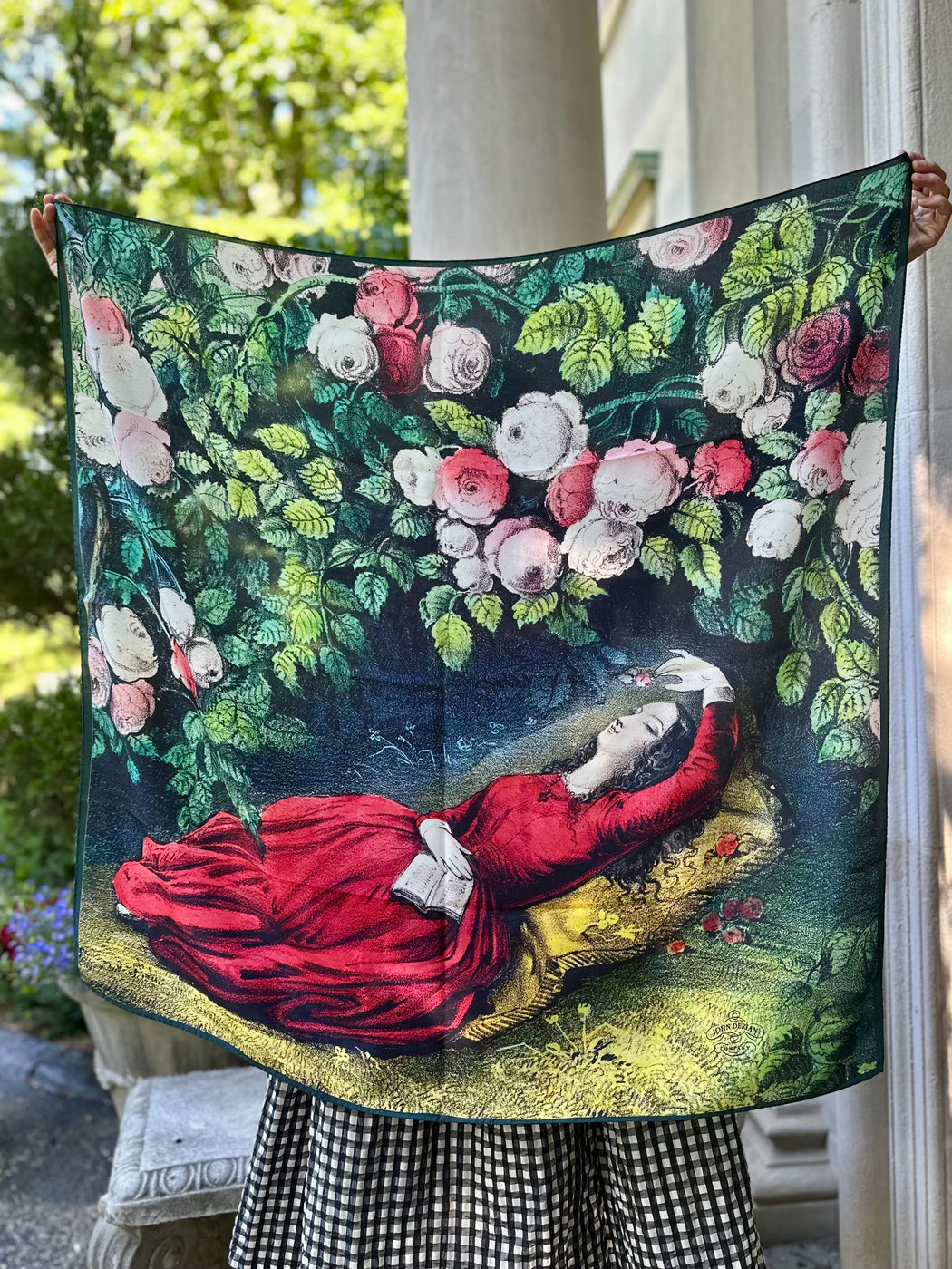 "Sleeping Beauty" Silk Scarf by John Derian