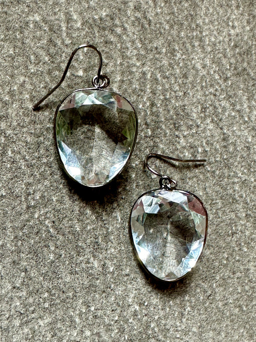 "Shield" Crystal Earrings by VB & Co.