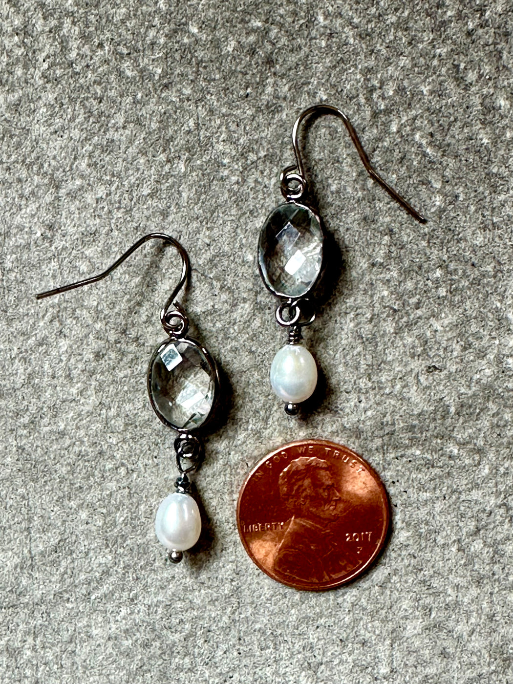 "Oval" Crystal Earrings by VB & Co.