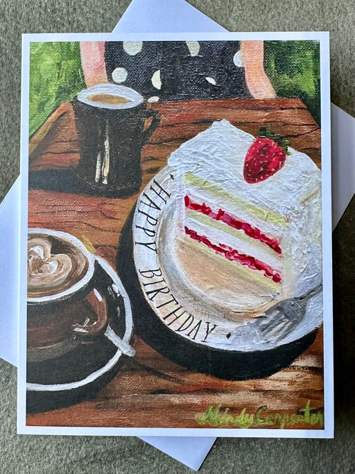 "Paris Bistro Table" Card by Mindy Carpenter