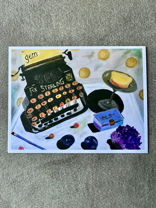"Typewriter" Card by Mindy Carpenter