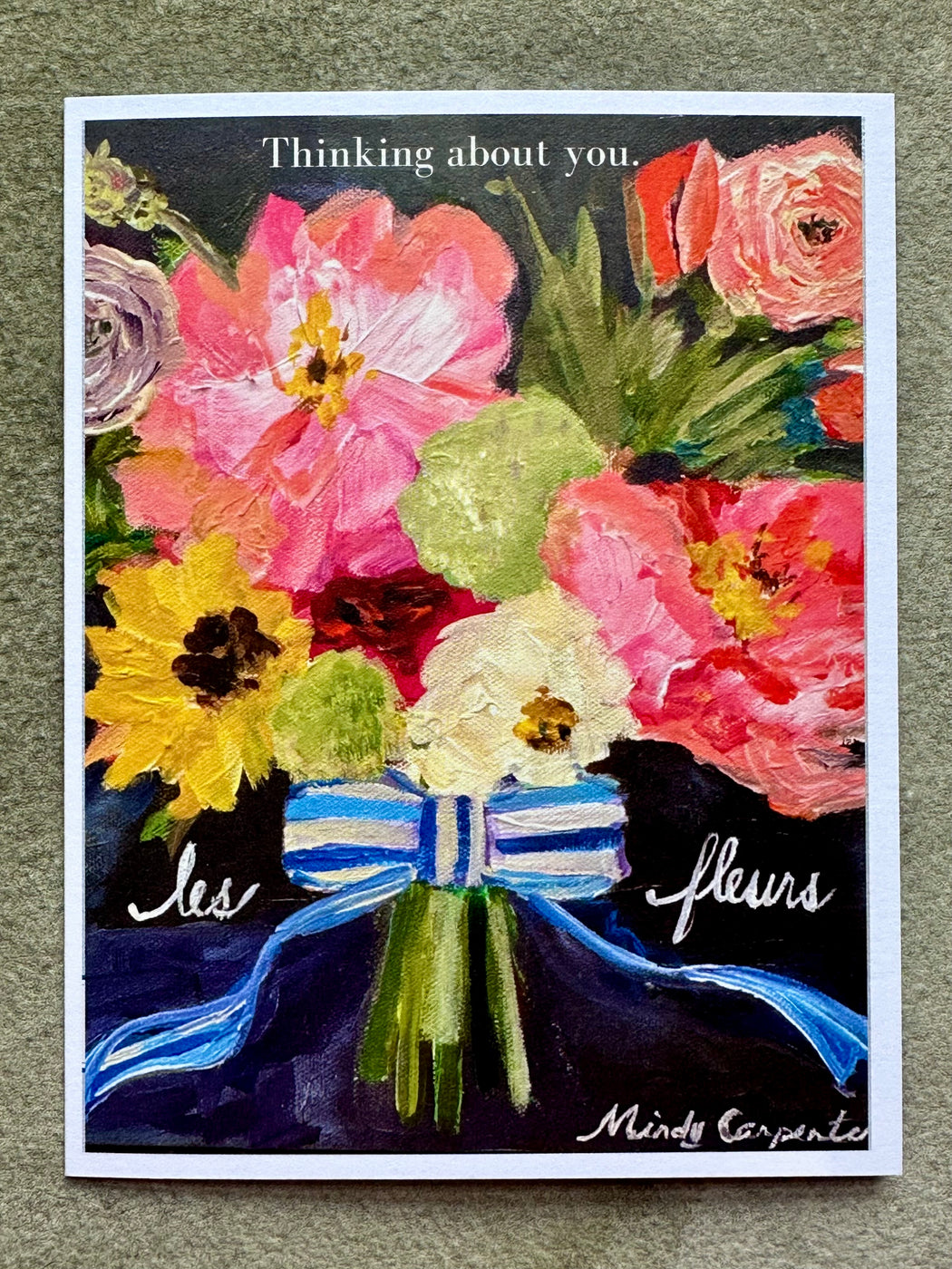 "Thinking About You" Card by Mindy Carpenter