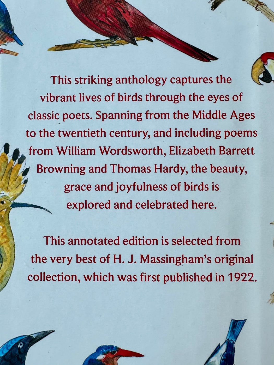 "Poems About Birds" edited by H.J. Massingham