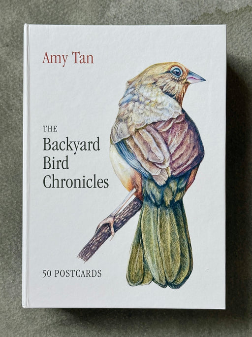 "The Backyard Bird Chronicles" Postcards by Amy Tan