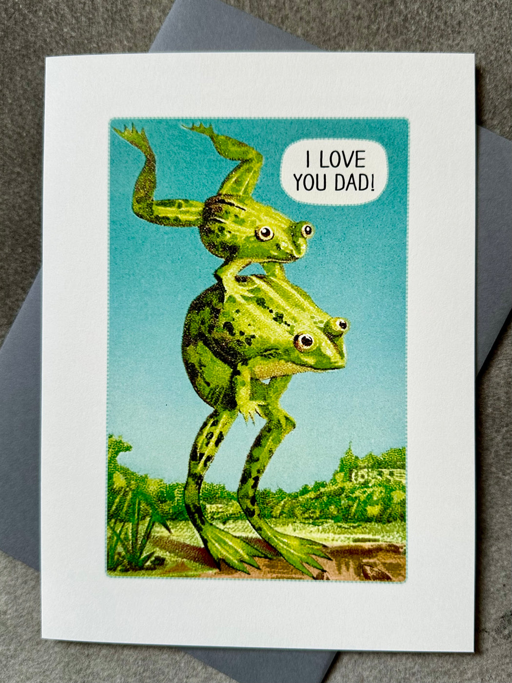 "Leap Frog" Father's Day Card