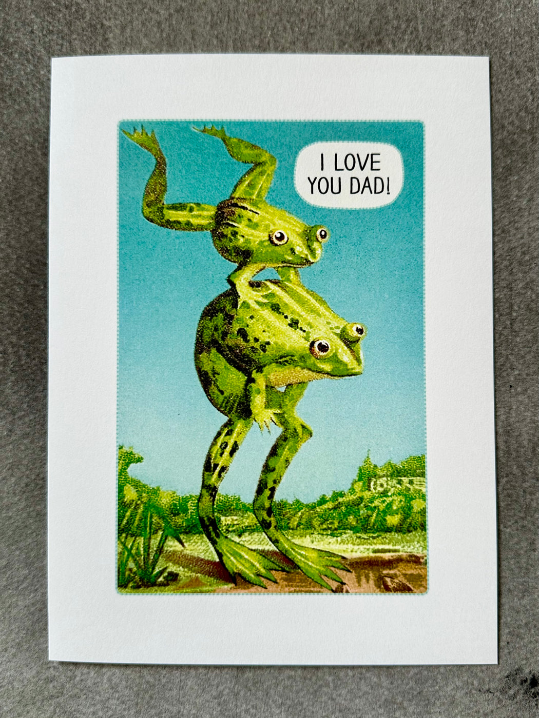 "Leap Frog" Father's Day Card
