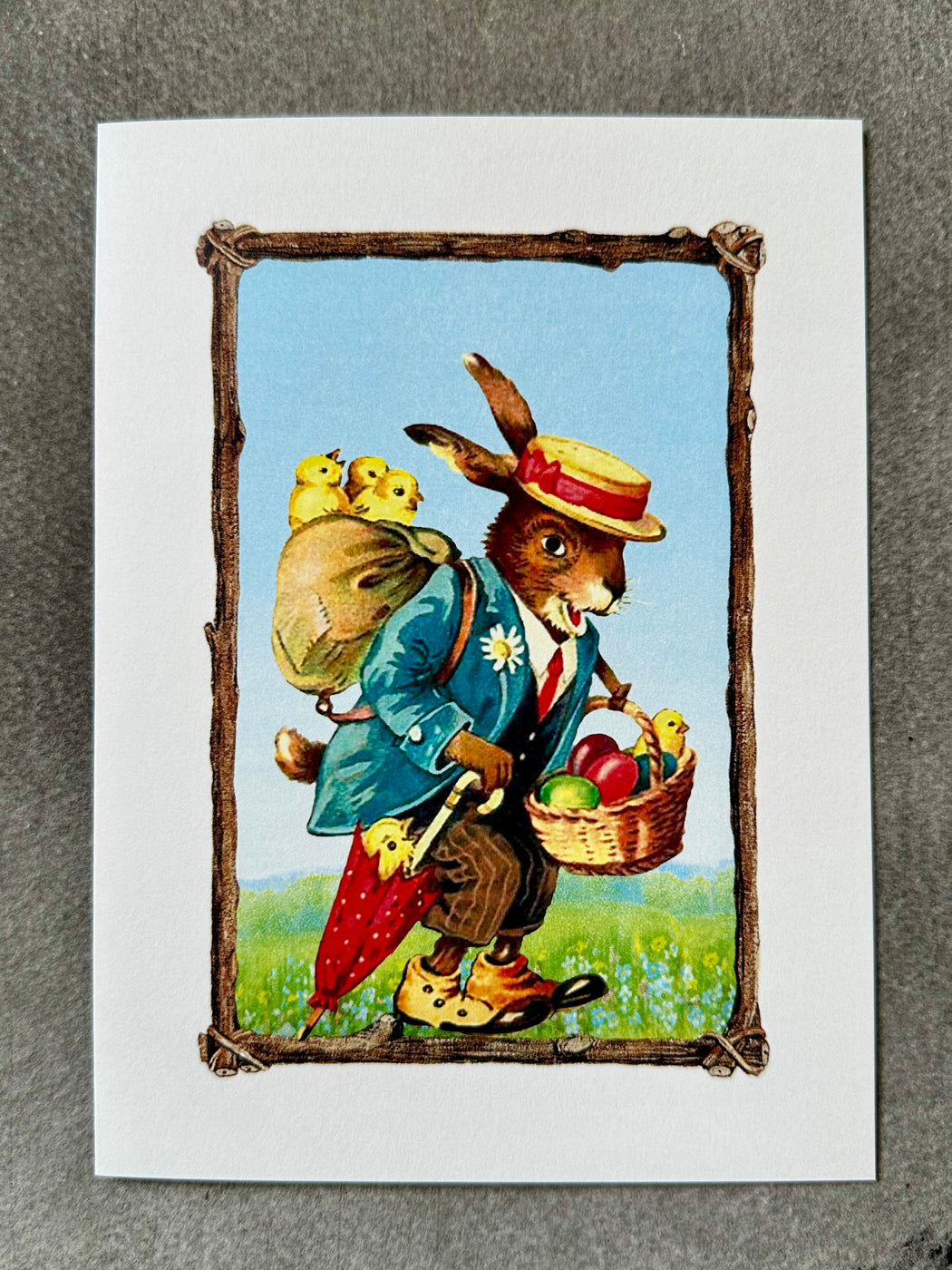 "Dapper Rabbit" Card