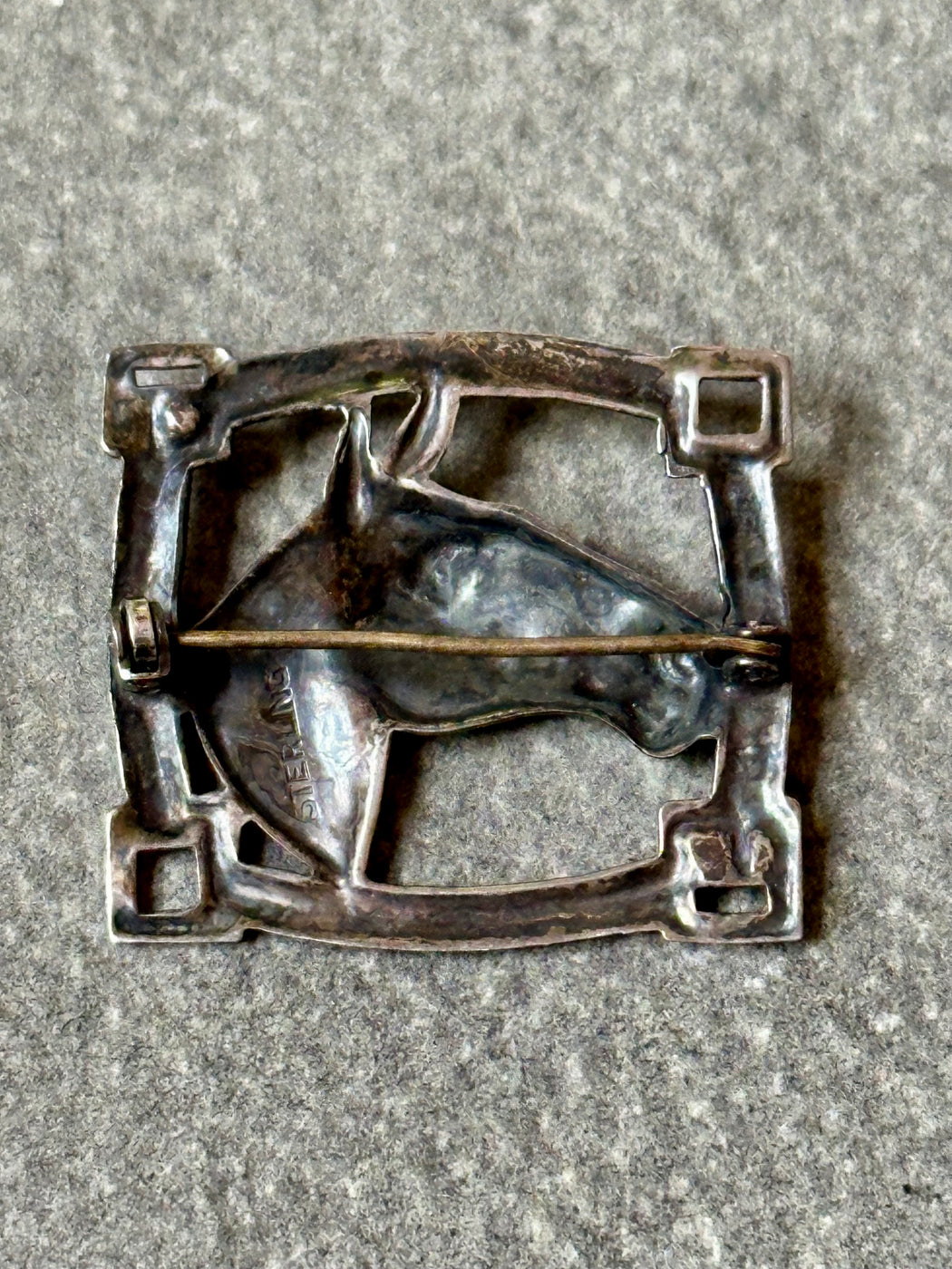 Vintage Sterling Silver "Horse" Pin