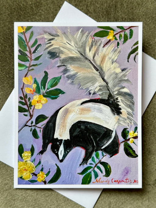 "Le Skunk" Card by Mindy Carpenter