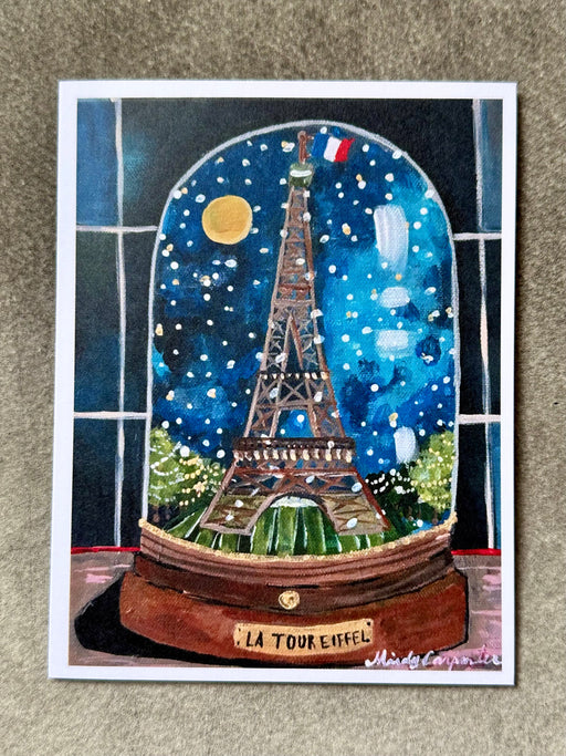 "Paris Snow Globe" Card by Mindy Carpenter