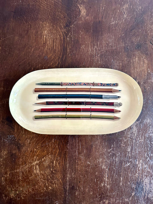 "Vintage Pencils" Enameled Pencil Dish