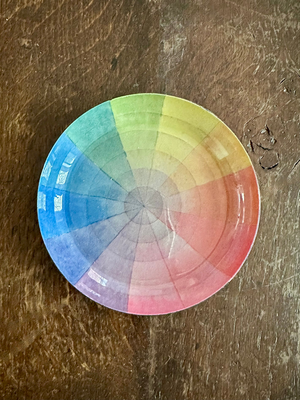 "Chroma" Enameled Brass Trinket Dish