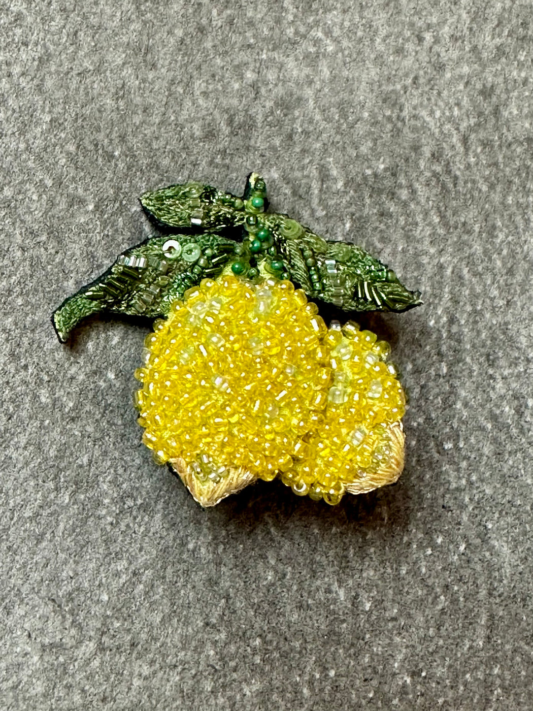 "Lemon" Brooch by Trovelore