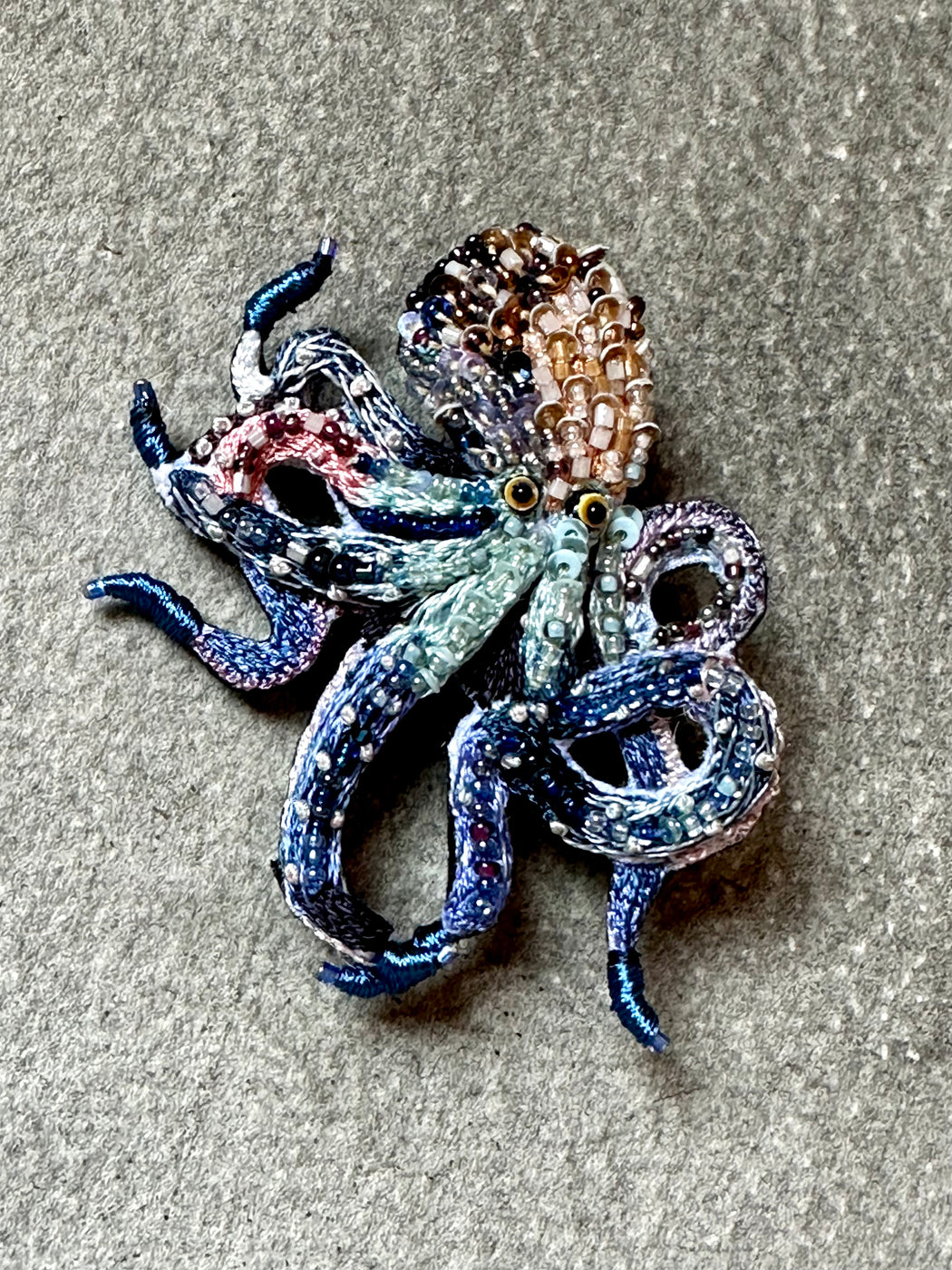 "Octopus" Brooch by Trovelore