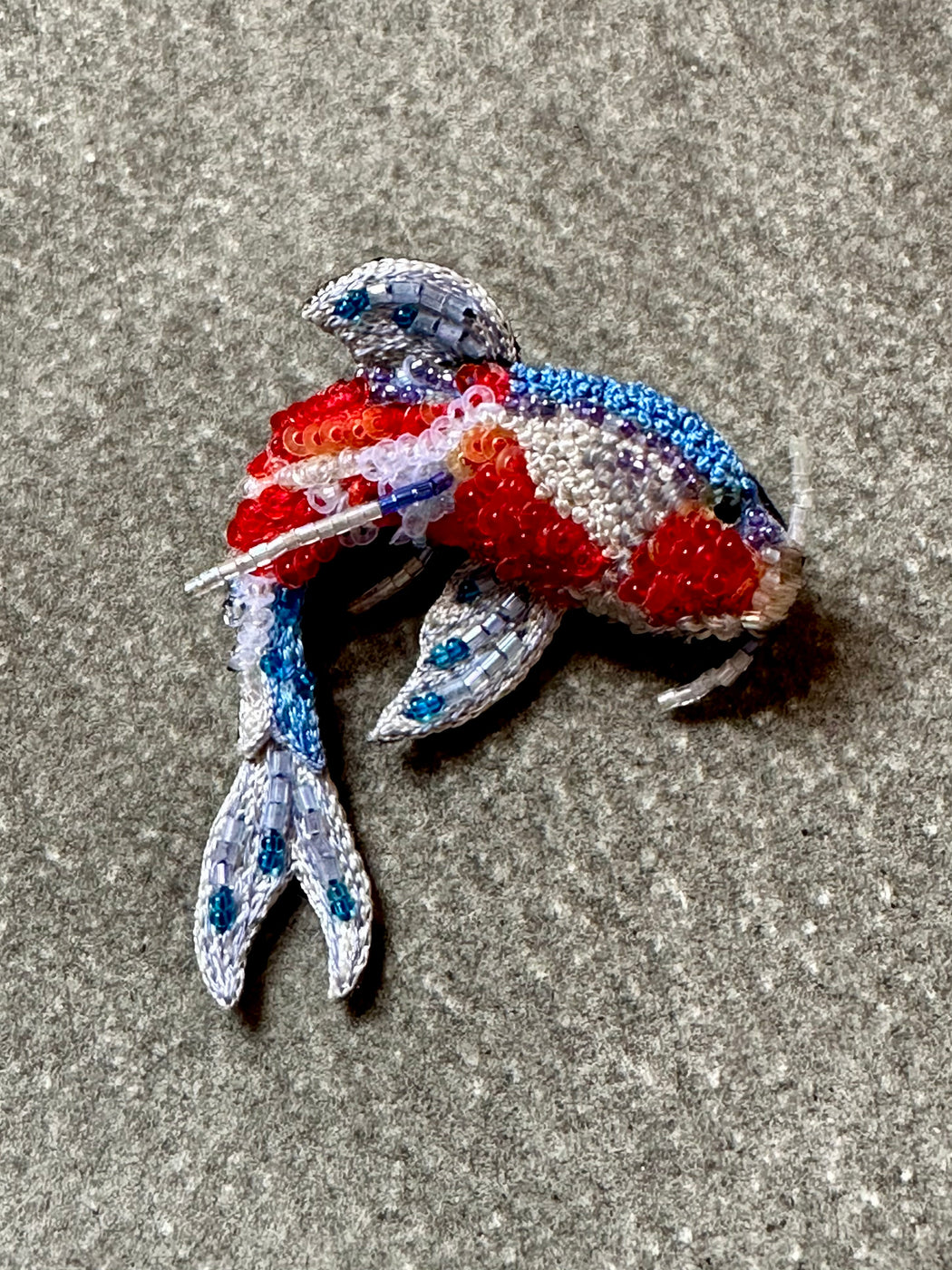 "Koi Fish" Brooch by Trovelore