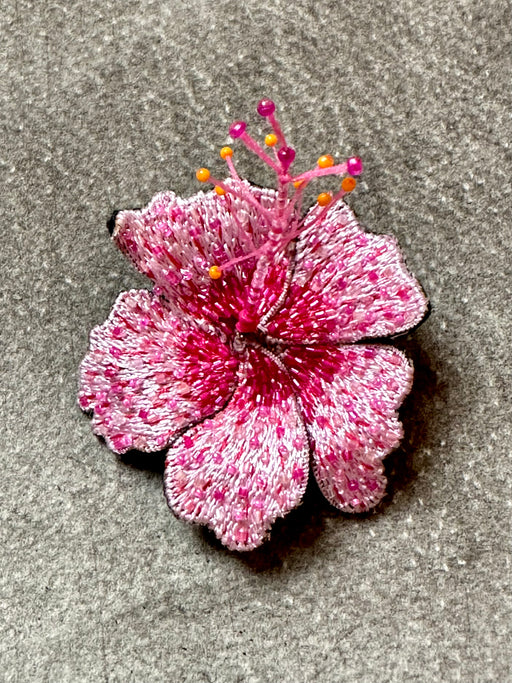 "Hibiscus" Brooch by Trovelore
