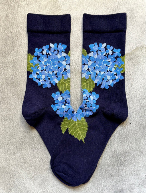 "Blue Hydrangea" Socks by This Night