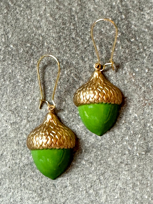 "Acorn" Earrings by Susan Najarian