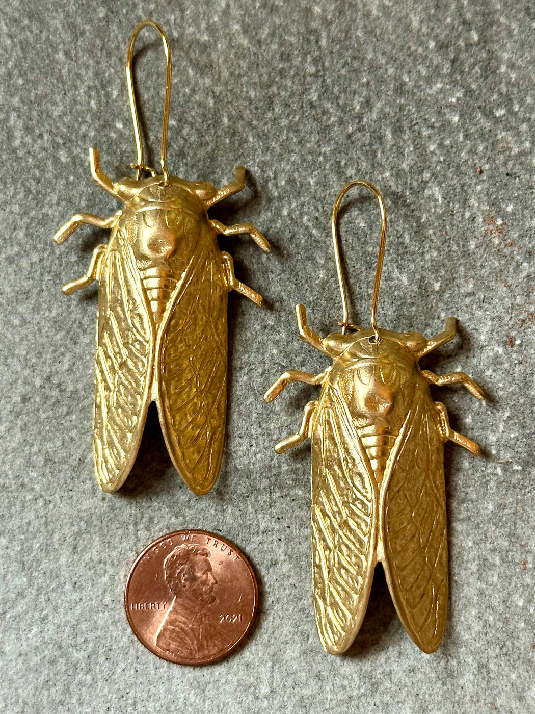 "Cicada" Earrings by Susan Najarian