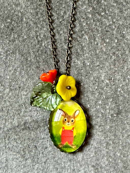 "Cute Bunny" Necklace by Susan Najarian