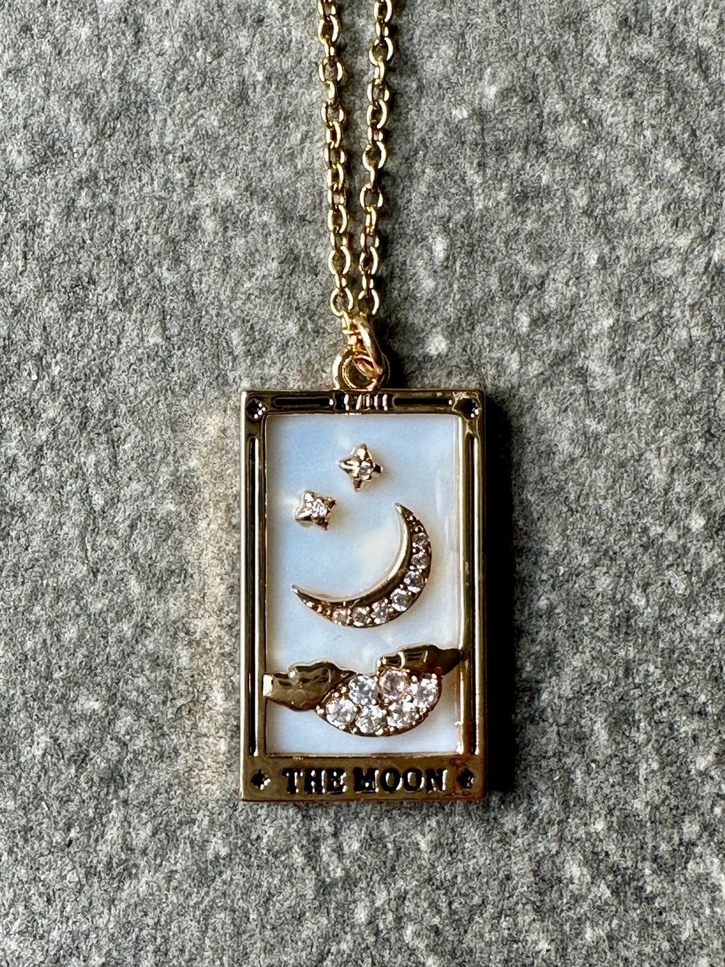 "The Moon" Tarot Card Pendant