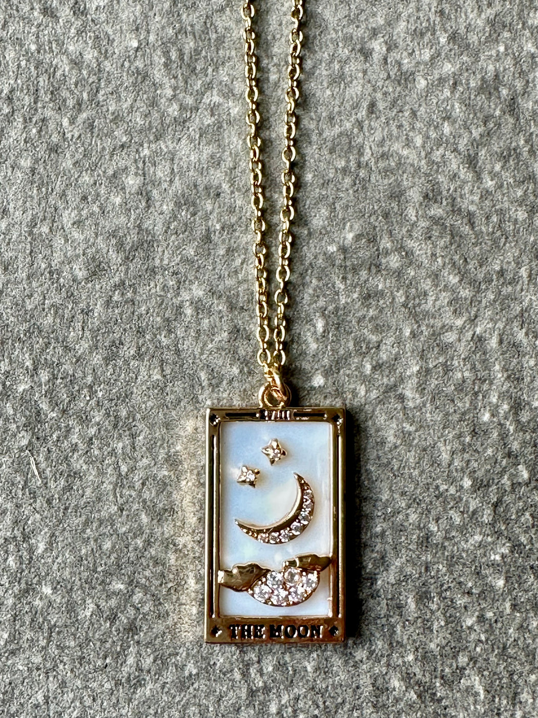 "The Moon" Tarot Card Pendant