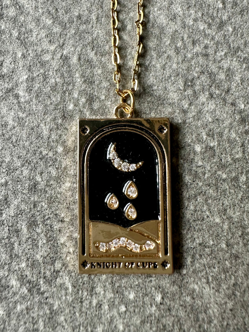 "Knight of Cups" Tarot Card Pendant