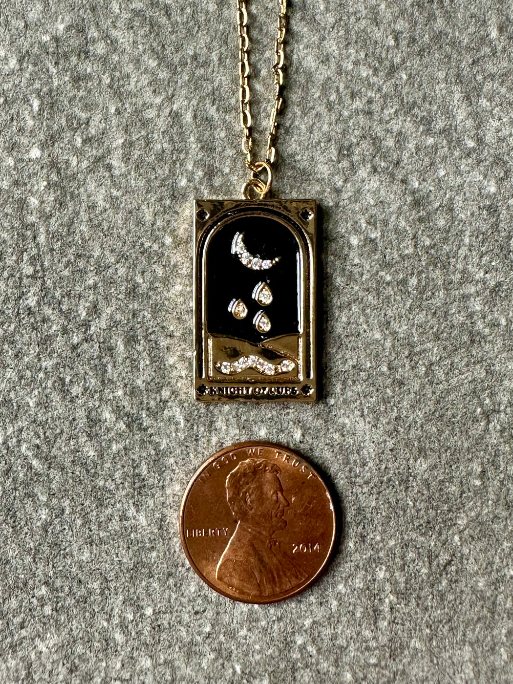 "Knight of Cups" Tarot Card Pendant