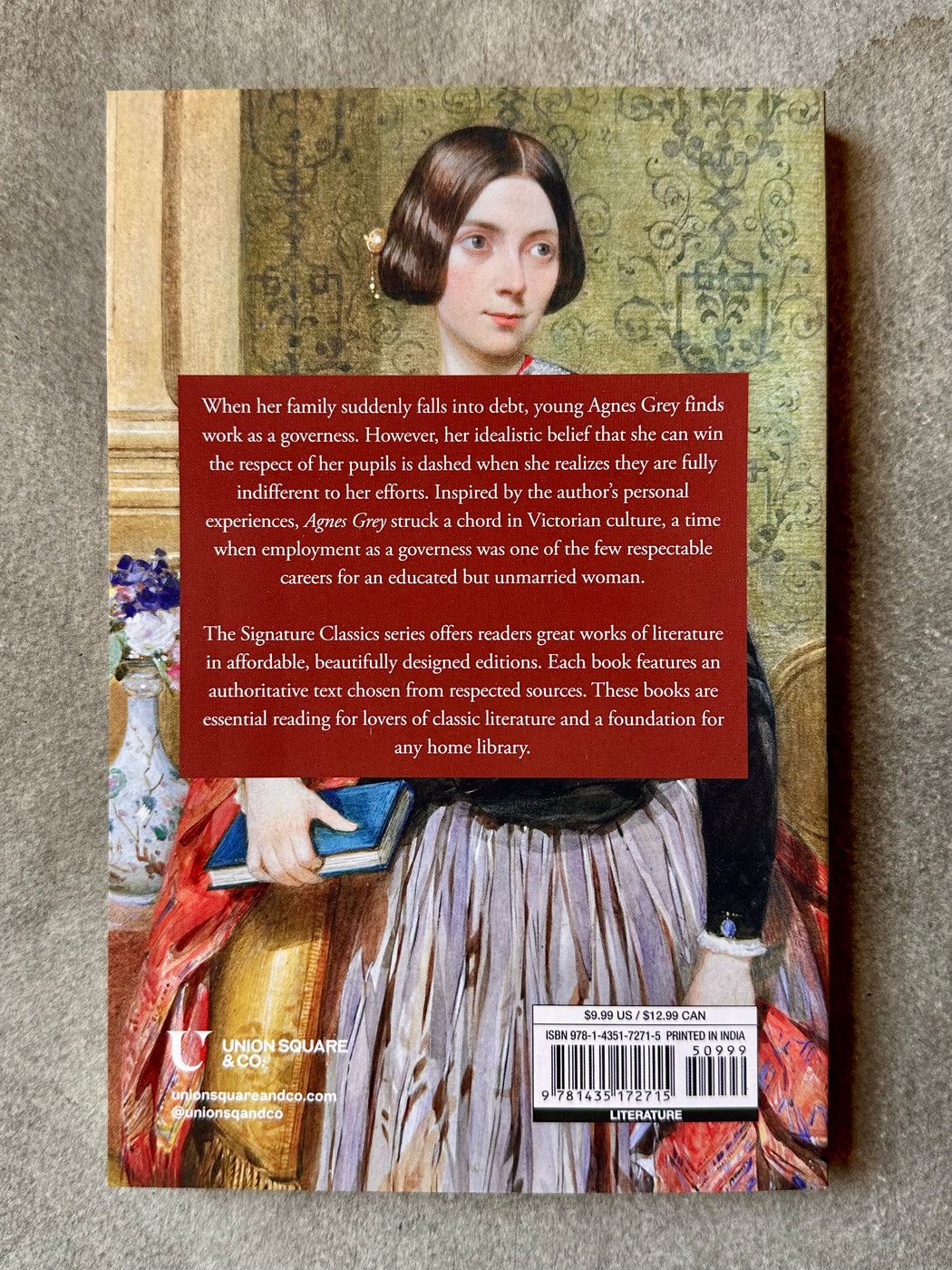 "Agnes Grey" by Anne Bronte