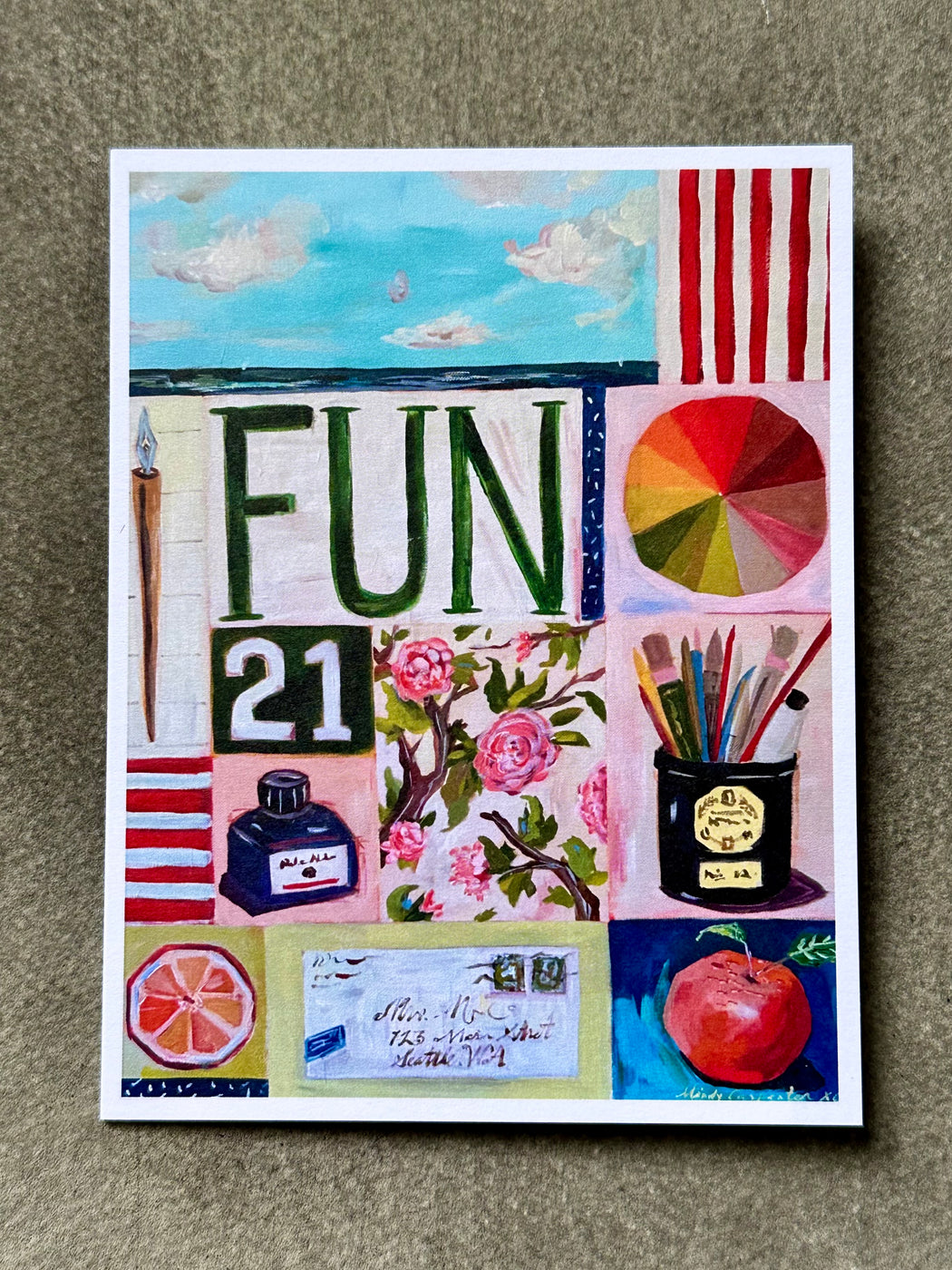 "Fun" Card by Mindy Carpenter