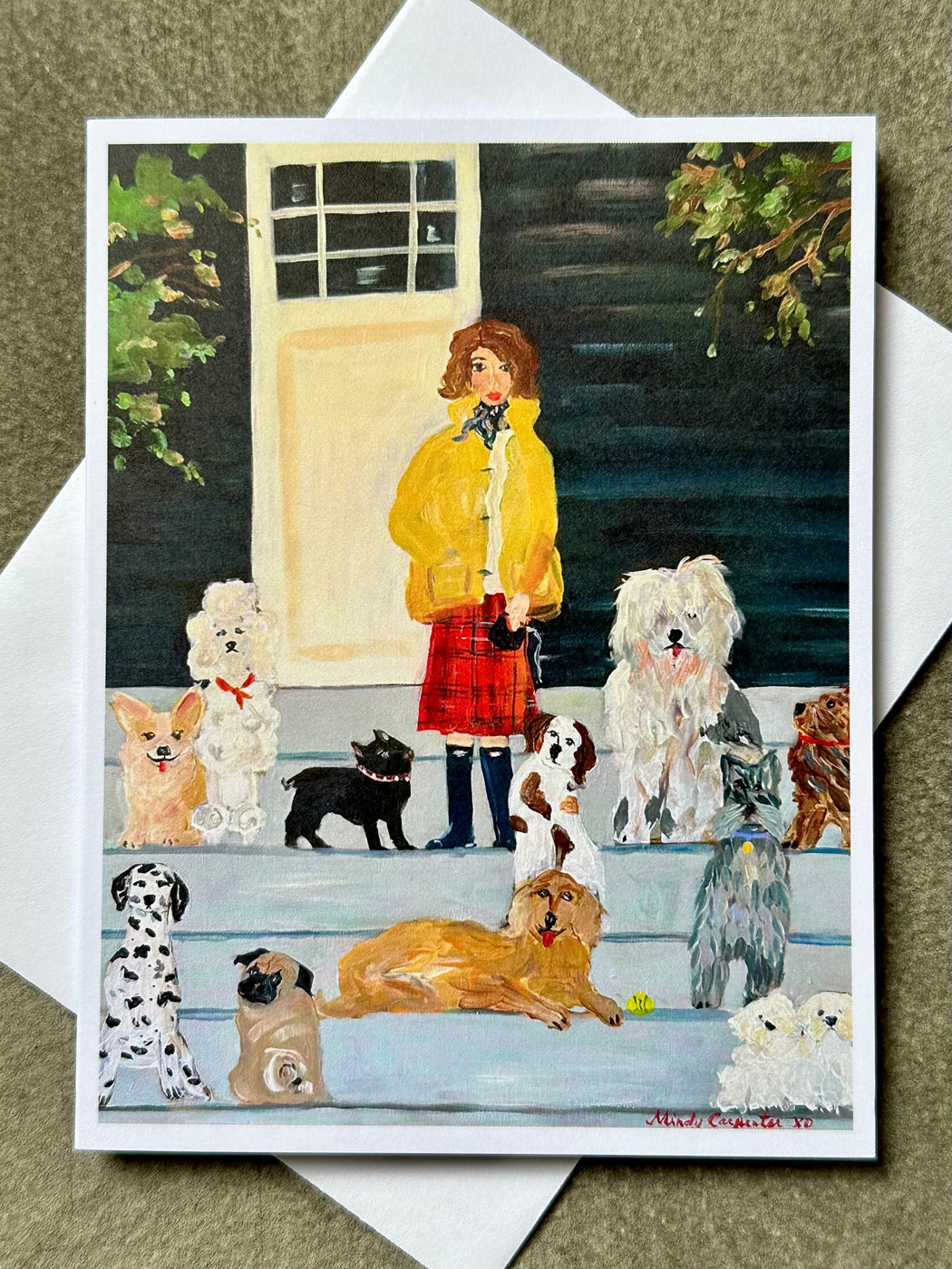 "The Dog Whisperer" Card by Mindy Carpenter