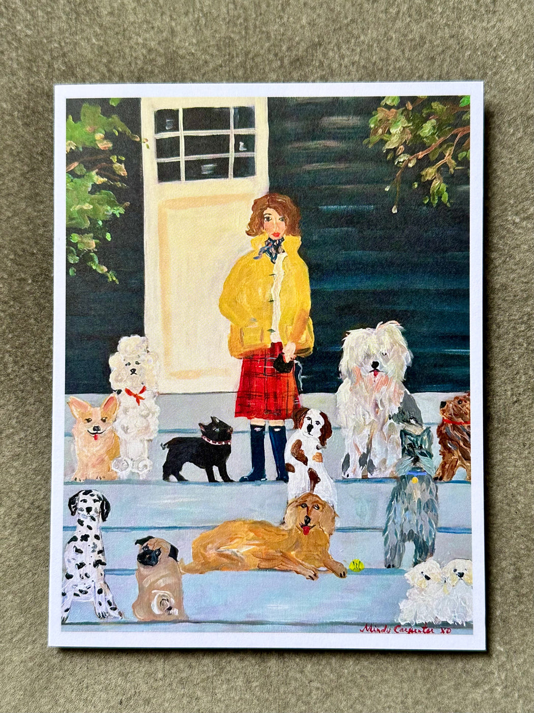 "The Dog Whisperer" Card by Mindy Carpenter