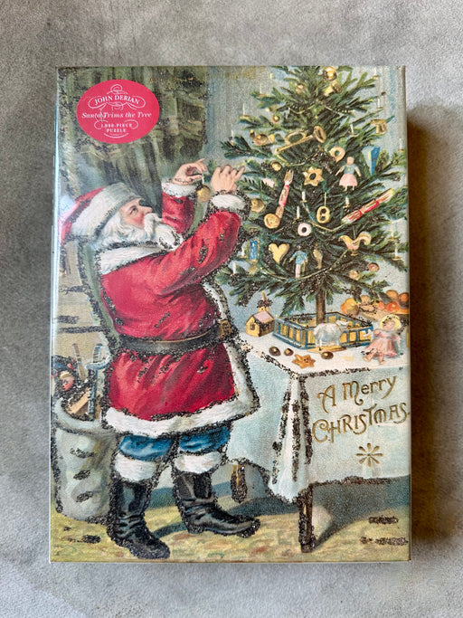John Derian "Santa Trims the Tree" Puzzle