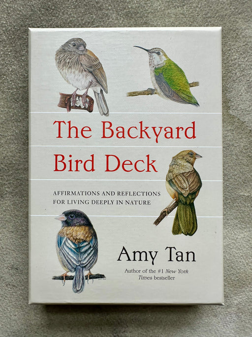 "The Backyard Bird Deck" by Amy Tan