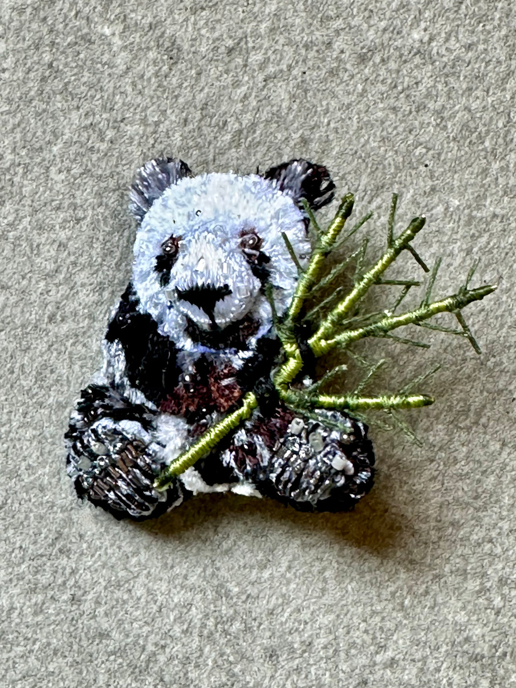 "Panda" Brooch by Trovelore