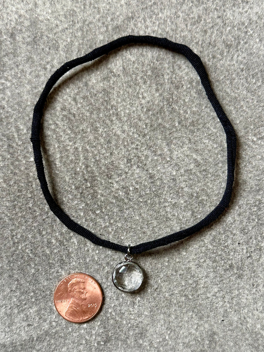 "Crystal" Stretchy Necklace by VB & Co.