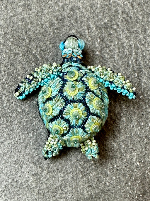 "Pacific Sea Turtle" Brooch by Trovelore