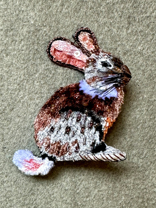 "Rabbit" Brooch by Trovelore
