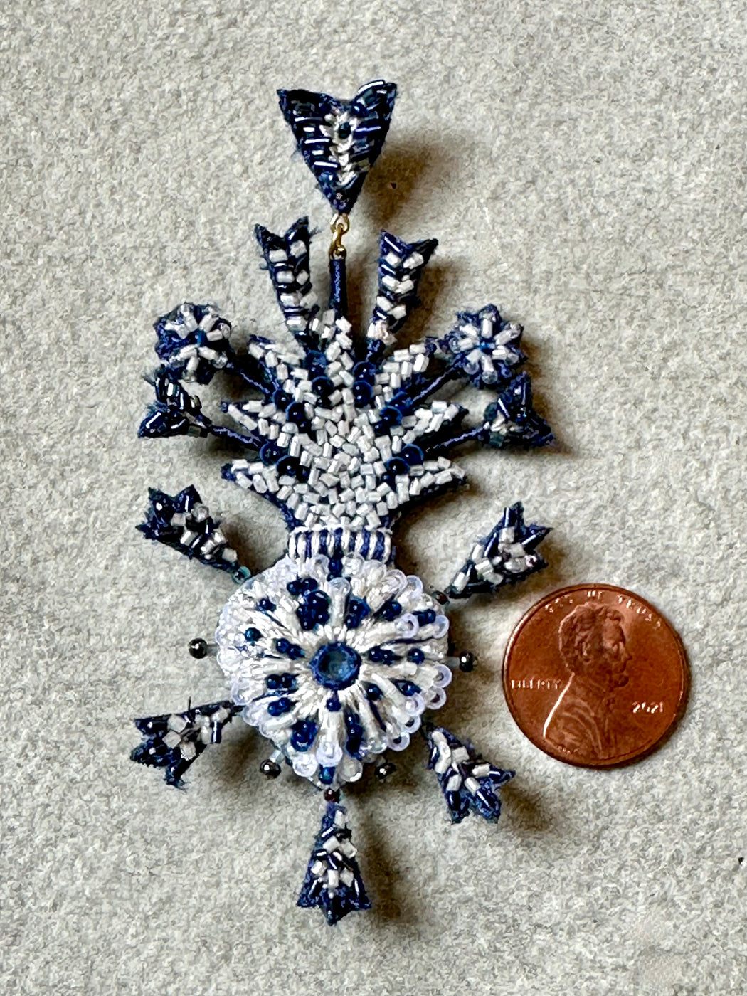 "Blue Love" Earrings by Trovelore