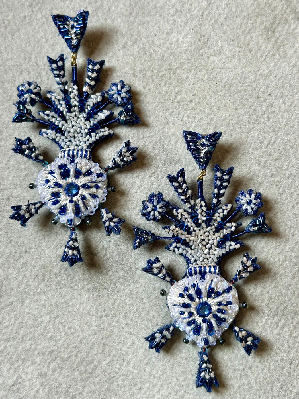 "Blue Love" Earrings by Trovelore