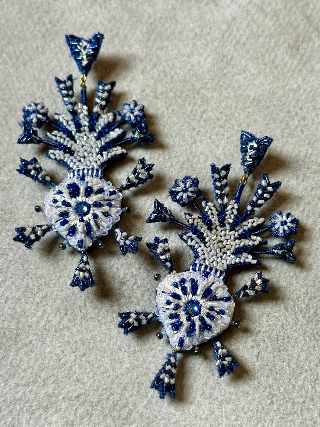 "Blue Love" Earrings by Trovelore