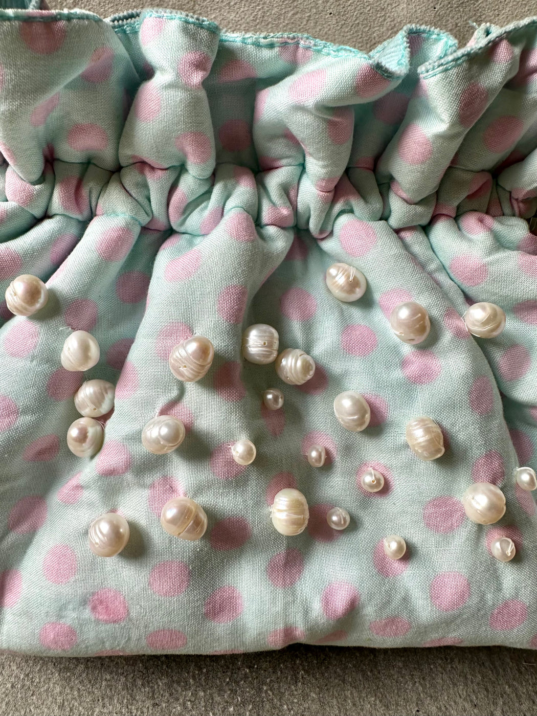 Carolyn Roberts "Polka Dots and Pearls" Purse