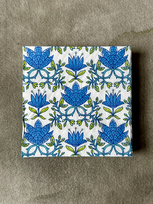 Block Print Cocktail Napkins