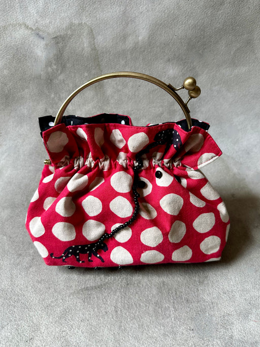 Carolyn Roberts "Polka Dot Panther" Purse