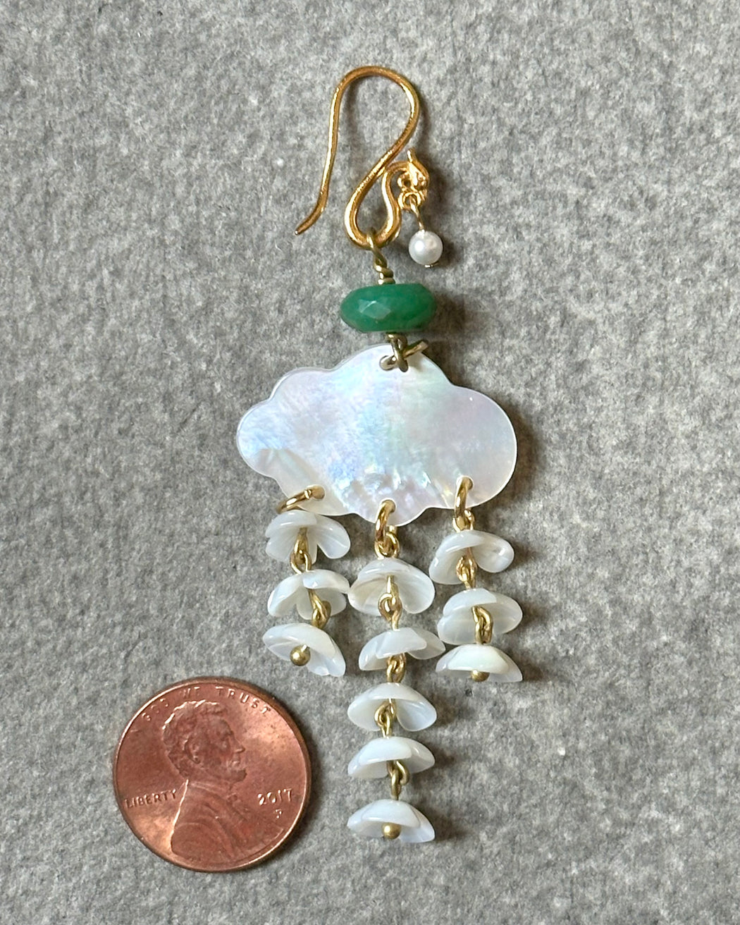 "Showers" Earrings by Meredith Waterstraat