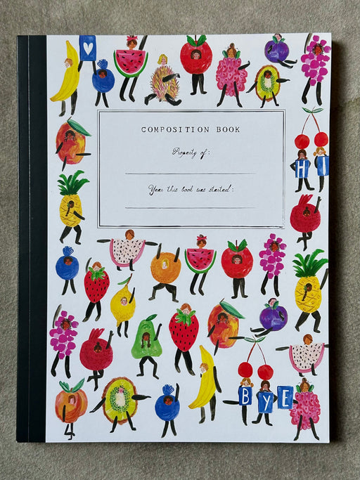 "Fruit Salad" Composition Notebook by Mr. Boddington's Studio