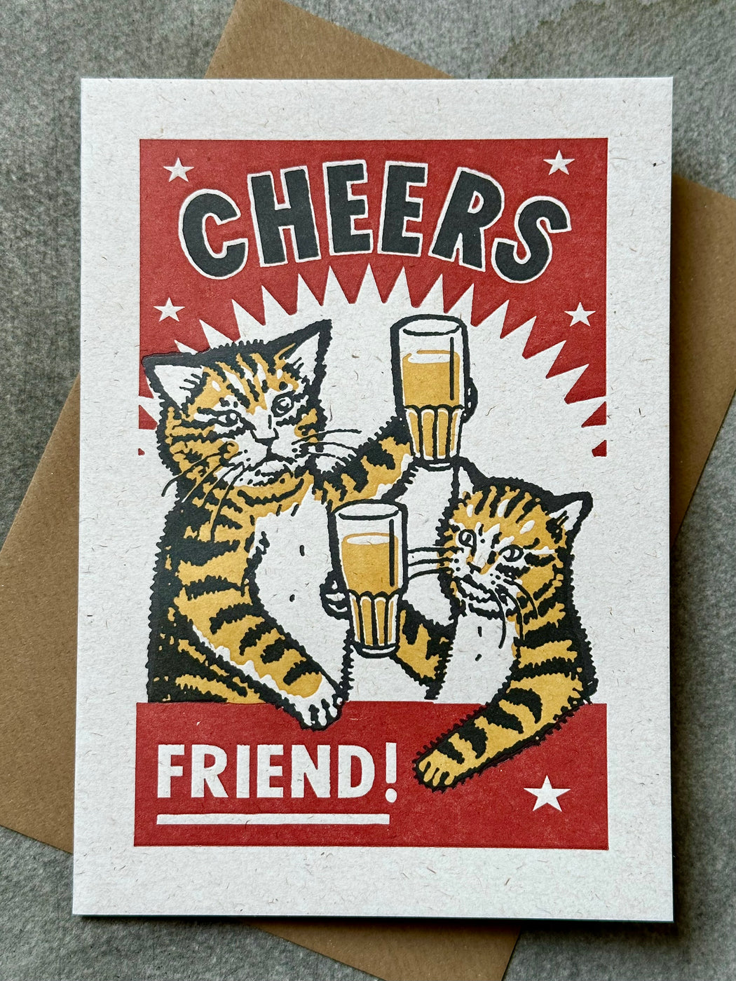 "Cheers, Friend!" Card by Archivist Gallery